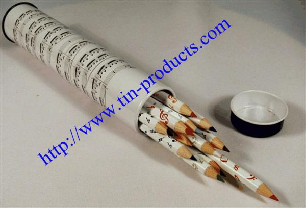 Tin promotional Colored Pencils Tin Case Set,Gift Packaging Box from China