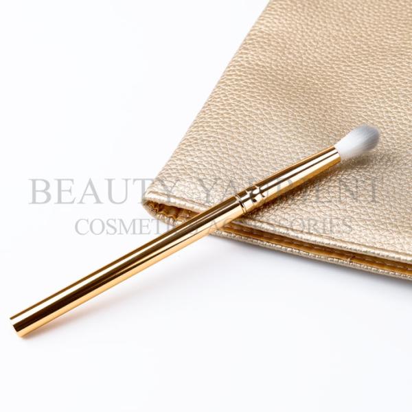Deluxe Champagne Gold Fluffy Eyeshadow Makeup Brush 148mm Length