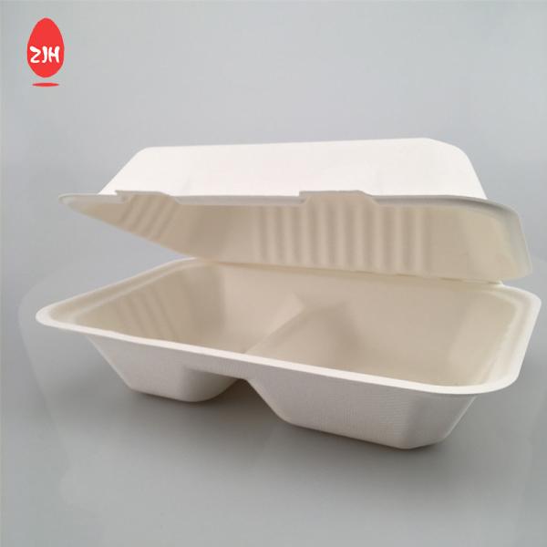 OEM Disposable Food Packaging Containers FSC Sugarcane Disposable Bowl Plates