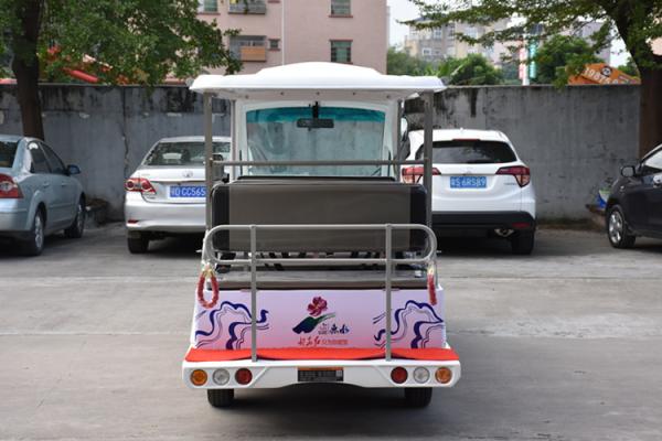 14 Seater New Energy Mini Pure Electric City Sightseeing Bus Wiht Security Chains