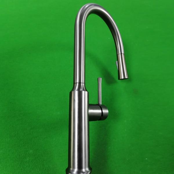 Pulldown Kitchen Bar Faucets Single Hole Flexible Hose Mixer Sus304 2039QH