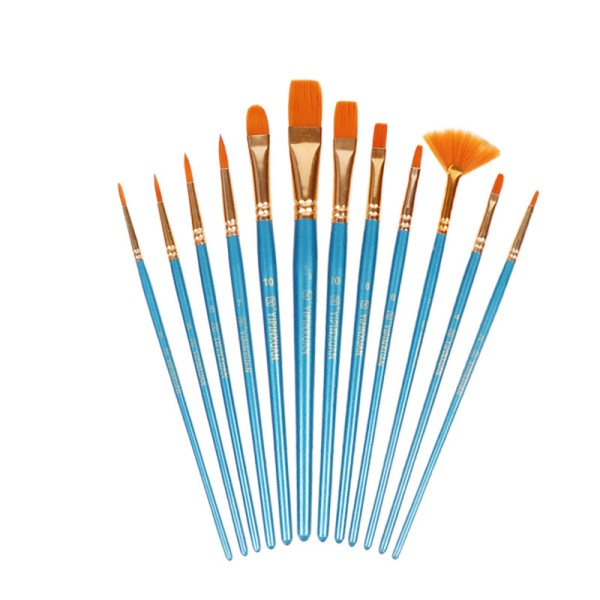 Oil Painting Three Specifications Custom Watercolor Custom Brushes Professional Art Supplies Paint Brush Set