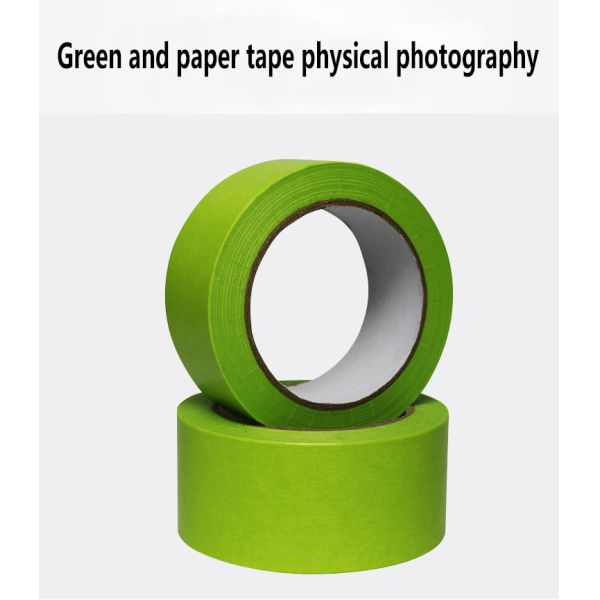 Performance Green Masking Tape for Automotive Repair and Painting Applications High Quality Adhesive Tape