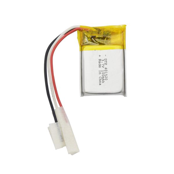 блок батарей полимера иона лития 3.7v 401520 100mAh отсутствие влияния памяти