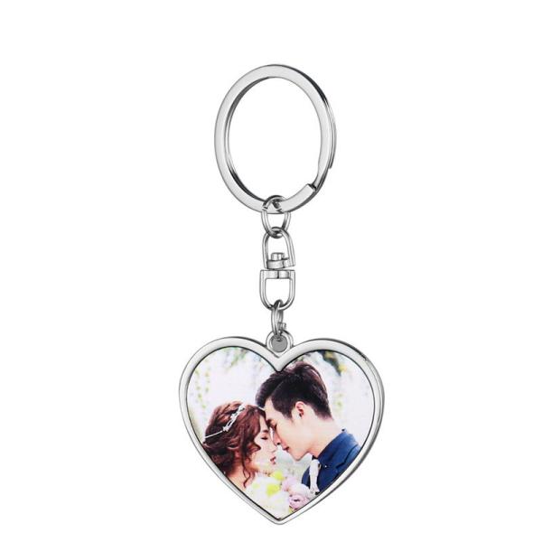 Différentes formes de clés de sublimation pendentif porte-clés