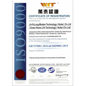 JinYuLong Medical Technology Co.,Ltd Certifications