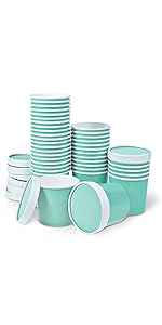 9-Oz Disposable Dessert Bowls For Hot Or Cold Food, 9-Ounce Party Supplies Treat Cups For Sundae, Frozen Yogurt