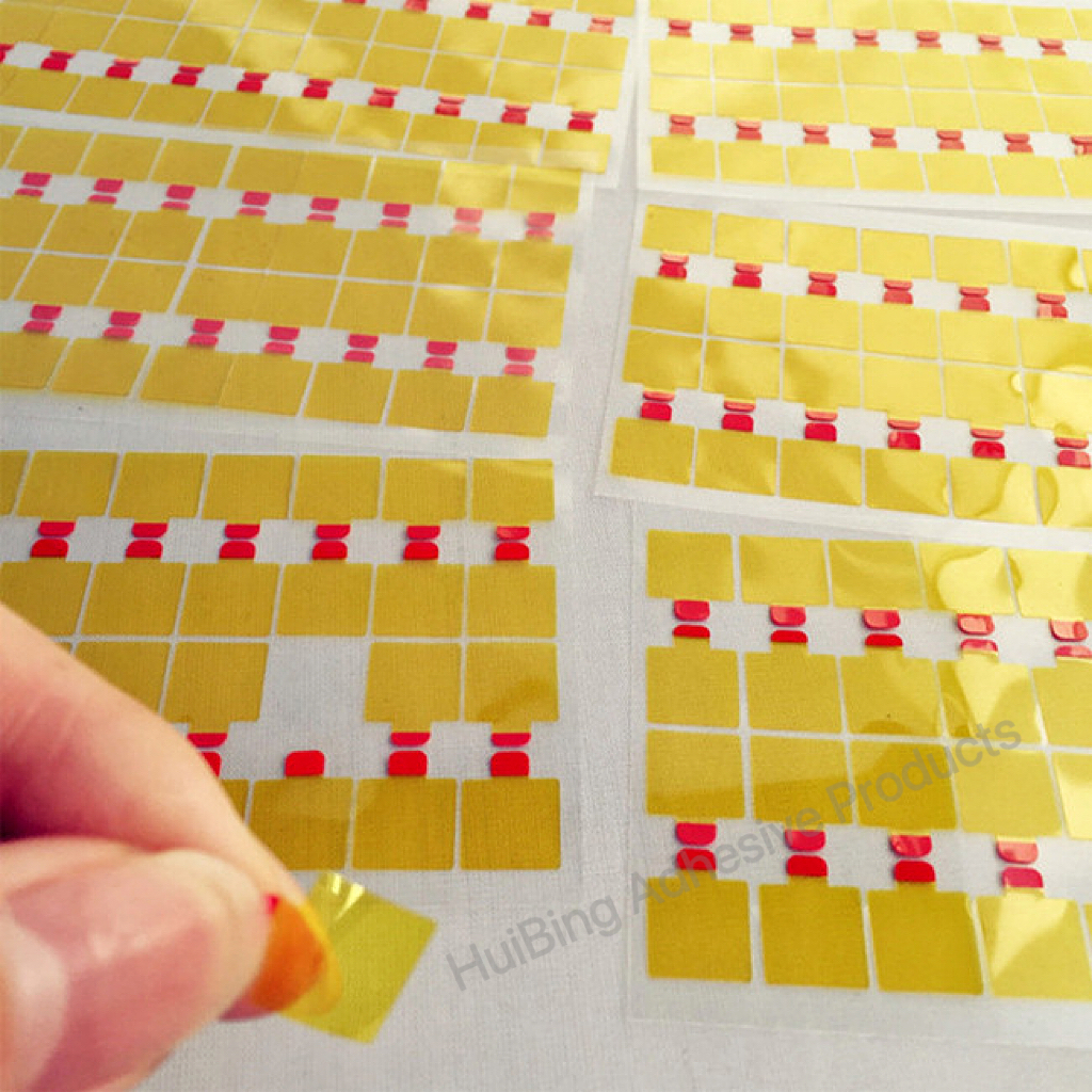 Die Cut Kapton High Temperature Tape 0.05mm Thickness with Silicone Adhesive for 260℃ Long-term Resistance