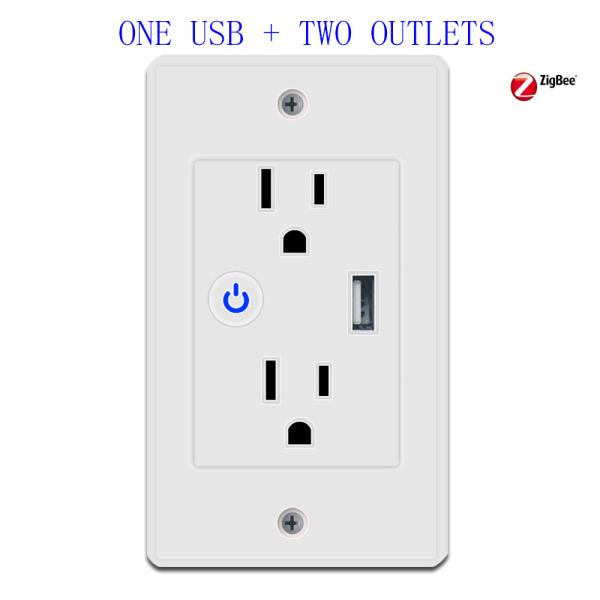 Soquete esperto assistente ZigBee da tomada da tomada 10A Google da C.A. Wifi 120V