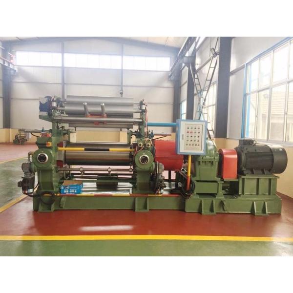 XK-400 Смеситель для смешивания сырой резины Резиновая двухкатальная мельница Открытый смеситель с электродвигателем 55 кВт