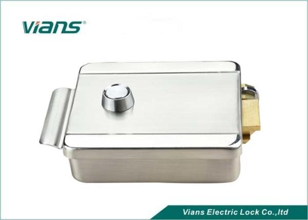 5 Years Warranty Mechanical Electric Rim Lock Stainless Steel For Interior Door
