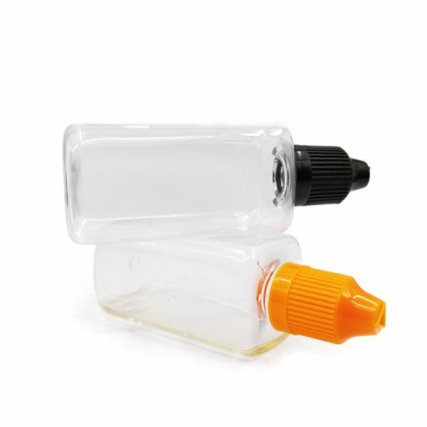 50ml Plastic bottles PET Material Square bottles