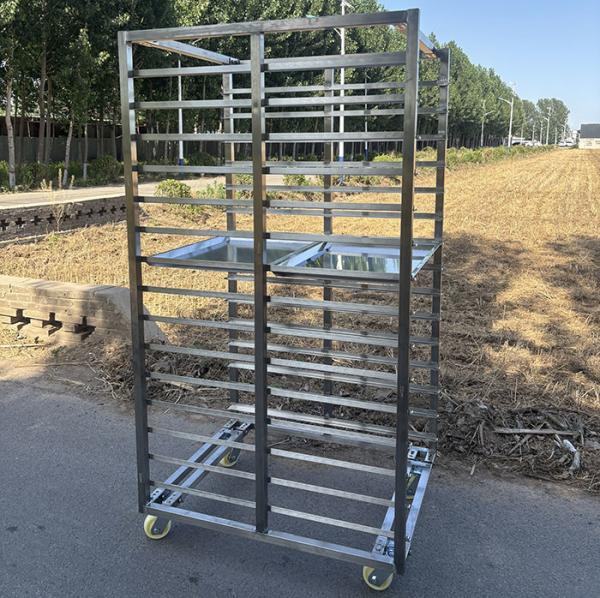 Stainless Steel Baking Tray Rack Cart 12 15 30 Layers