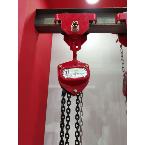 1ton 3m Manual Chain Block Wear-Resistant Steel Construction With G80 Chain