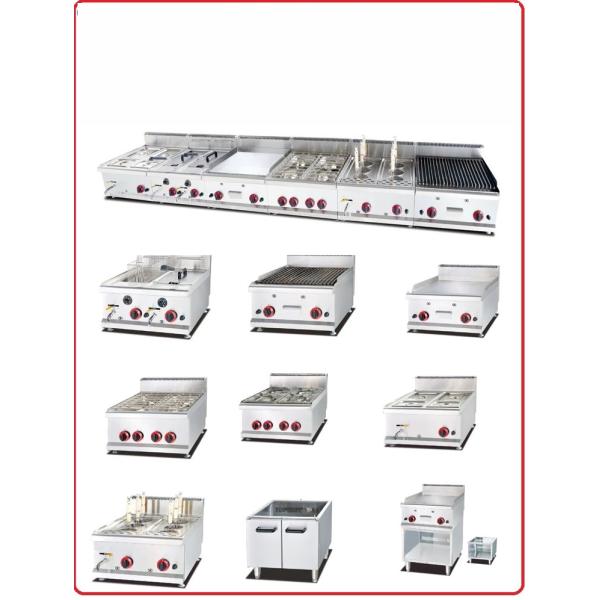 Оборудование кухни газовой плиты горелки нержавеющей стали 5.8kW 6