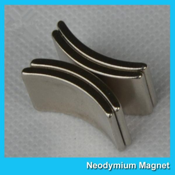 N33-N52 Custom Arc Shape Neodymium Magnets For Brushless DC Motor