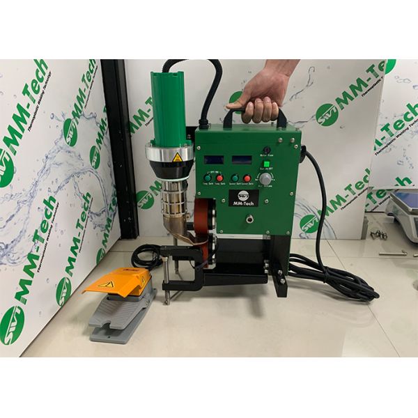 3600W SWT-PAU Table TPO Welding Machine 40MM Hem/Rope pocket Welding With Rope