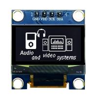 0.96 pouces Module de carte d'affichage OLED 12864 128X64 IIC pilote I2C 4 broches Pour Raspberry Pi Arduino