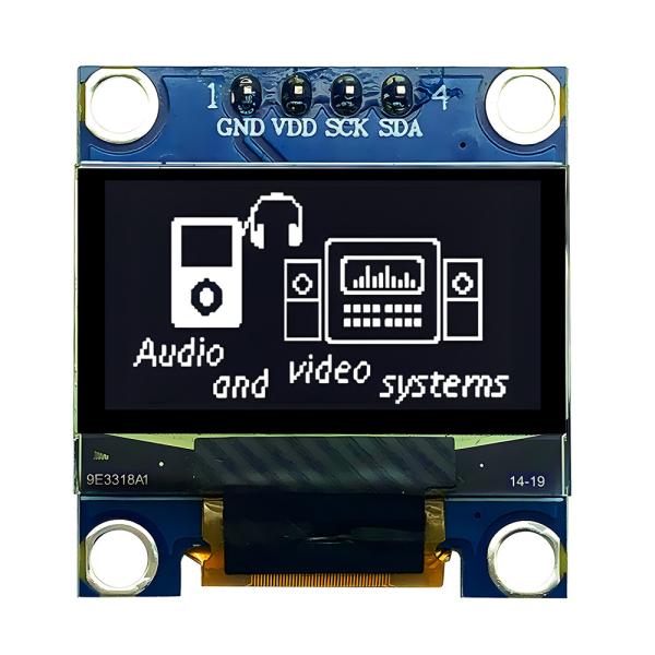 0.96 дюймовый OLED дисплейный модуль 12864 128X64 IIC I2C драйвер 4 штифта для Raspberry Pi Arduino