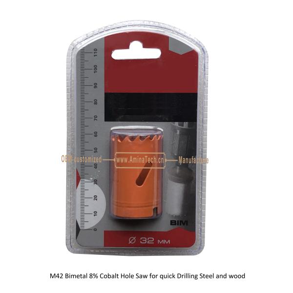 M42 Bimetal 8% Cobalt Hole Saw for quick Drilling Steel and wood,Power Tools