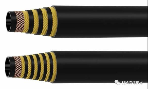 ISO18752-DC Standard Steel Spiral Hydraulic Hose -40.C To 121.C Temp Range for Pressure Applications