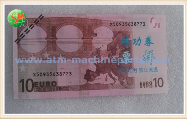 Original ATM DieboldParts Media-Test of 10 euro Size Same With The Real Notes
