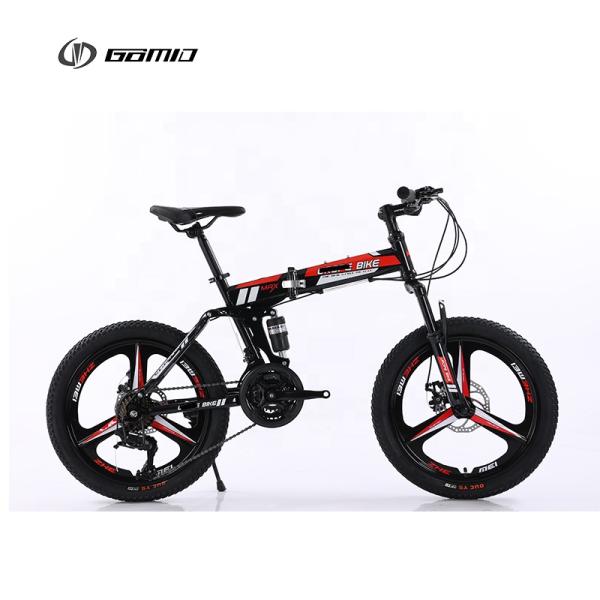 Vélo de montagne pour enfants personnalisé GOMID 20 pouces avec une largeur de pneu de 20 x 2,125 pouces et des plateaux de roulement scellés à décharge rapide avant