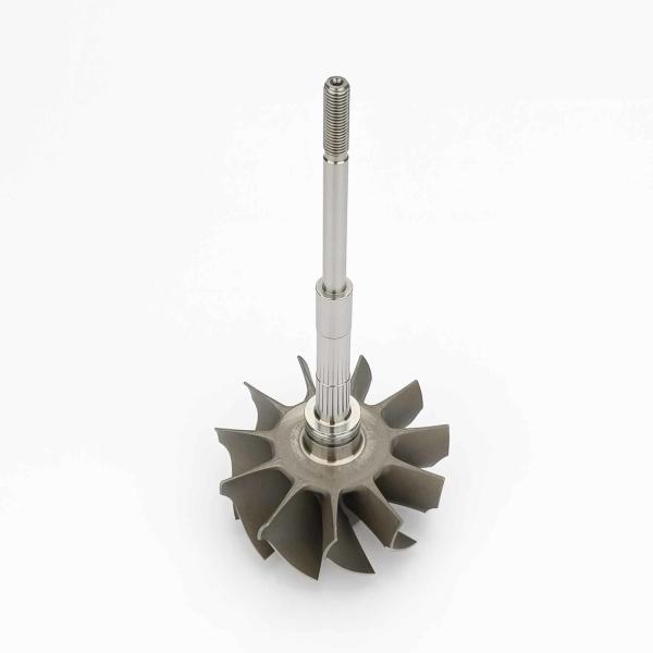MS-TECH Turbo GTW38 Turbine Wheel Shaft 407276-6 407276-19 Fit Turbos  Ind 74.17mm Exd 64.56mm Blades 11