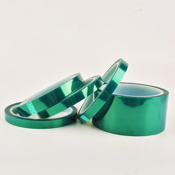 ПЭТ зеленая высокотемпературная клеящая лента полиэстерная пленка силиконовая лента