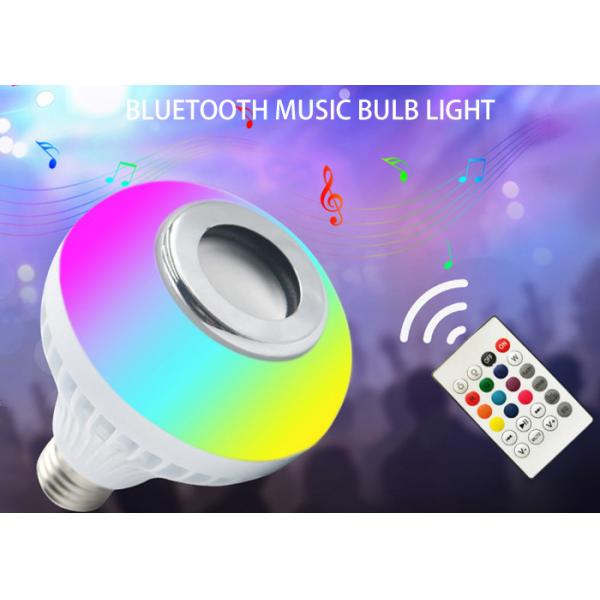 Музыка шарика спальни E27 Bluetooth играя режимы освещения электрических лампочек 500LM 4
