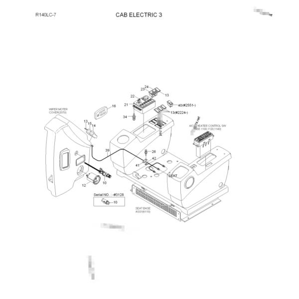 Регулятор блока R215-7 RX215-7 ECU 21N8-20505 доски компьютера экскаватора