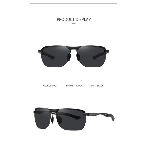 Al Mg Ultra Light Sunglasses REVO coated , TAC Lens Mens Driving Sunglasses