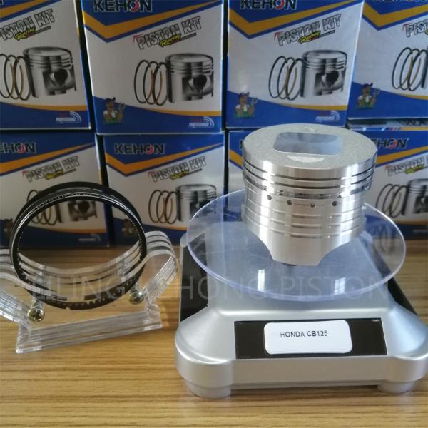 Anti Corrosion CB Pistons For CB 125 Durable Silver Pin Size 12x33mm