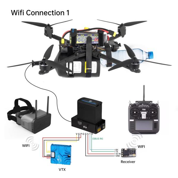 15 Inch Heavy Duty FVP FPV Drones Racing Parts Kits F722 8S 80A ESC with Remote Control Security & Protection Product