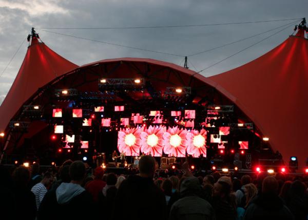 Full Color LED Display Screen Rental For Concerts LED Stage Background