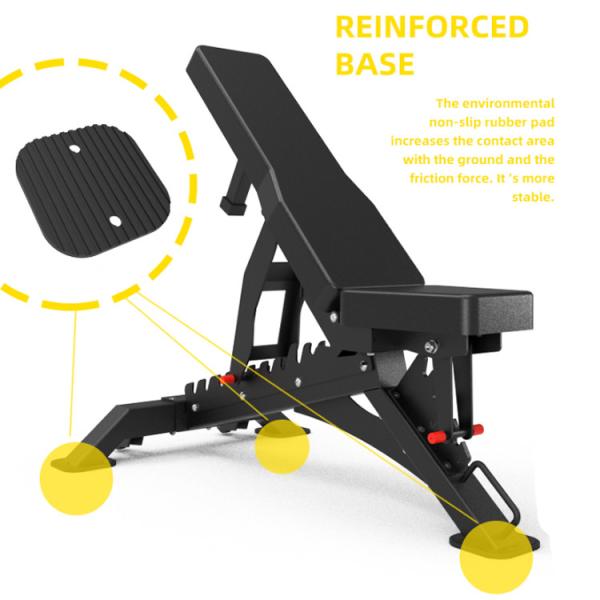 2022 Adjustable Gym Bench for Unisex Weight Lifting Workout Set Qingdao Loading Port