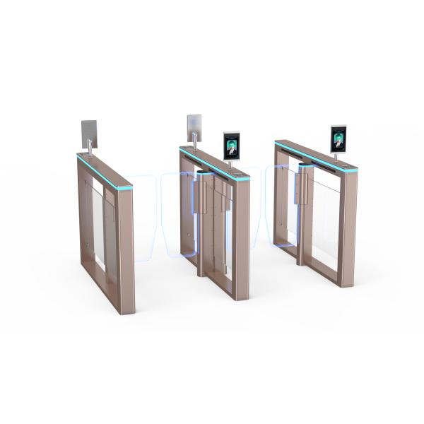 Aluminum Alloy Electronic Turnstile Gates IC Card Speed Swing Barrier System