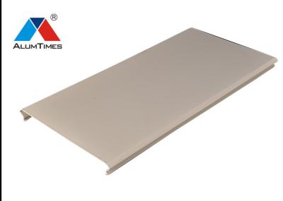 Rectangle 1.2mm Linear Aluminium Strip Ceiling , Metal Aluminum Ceiling For Shopping Mall