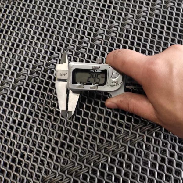 Mine Steel Crimped Wire Mesh 1mm 4.8mm 2.0mm Diameter Vibrating Screen