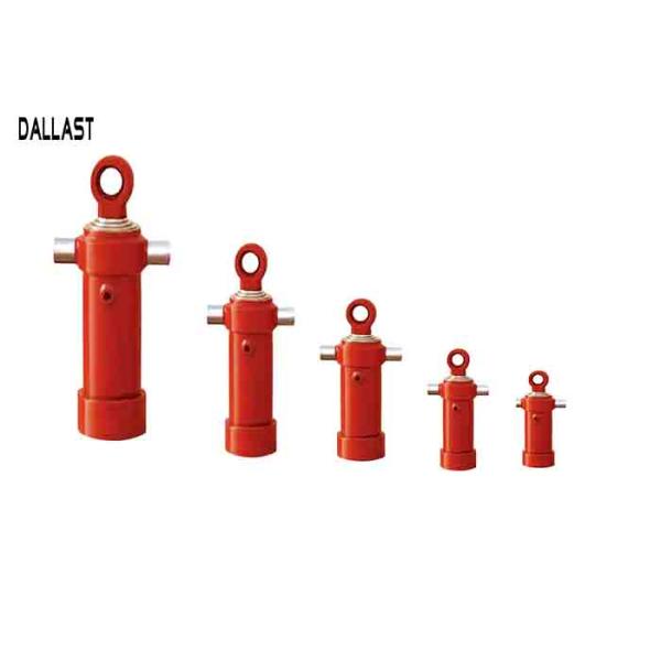 Cilindro de la vuelta del lado del remolque del cilindro hidráulico del camión volquete que se resume la etapa multi Chromme Rod