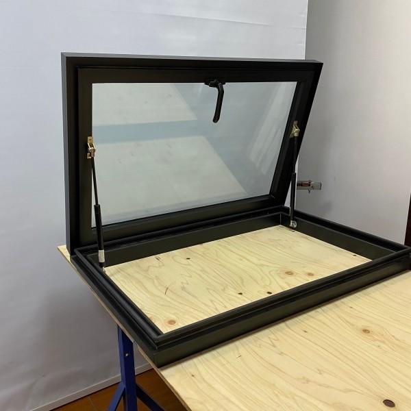 Custom Aluminum Skylight with Double Tempered Glass and EPDM Seal