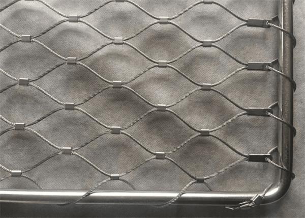 AISI 316 X Tend Wire Rope Mesh Fencing Lin Railing Safety Inox Anti Climb Fencing Panels