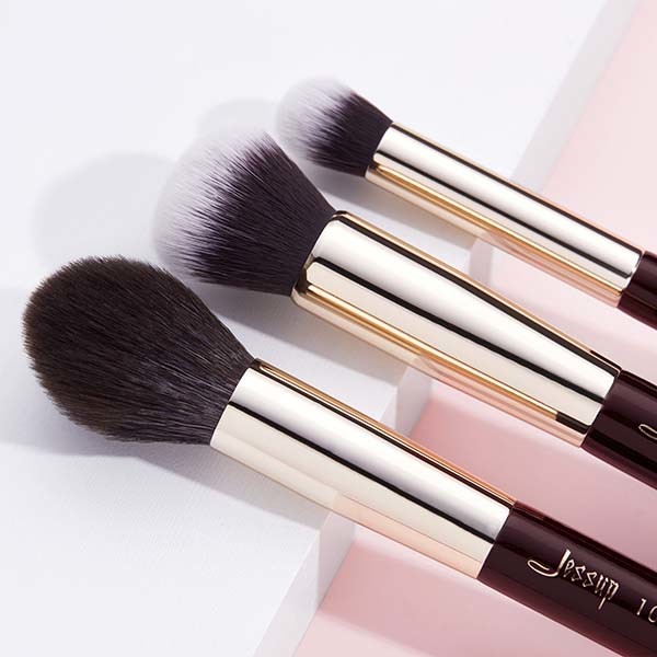 Fashionable Zinfandel Natural Hair Makeup Brushes Eco Friendly Makeup Brushes