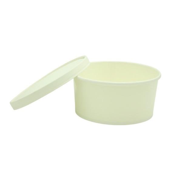 16 Oz Brown Ice Cream Paper Cup Microwavable Safe For Christmas Thanksgiving