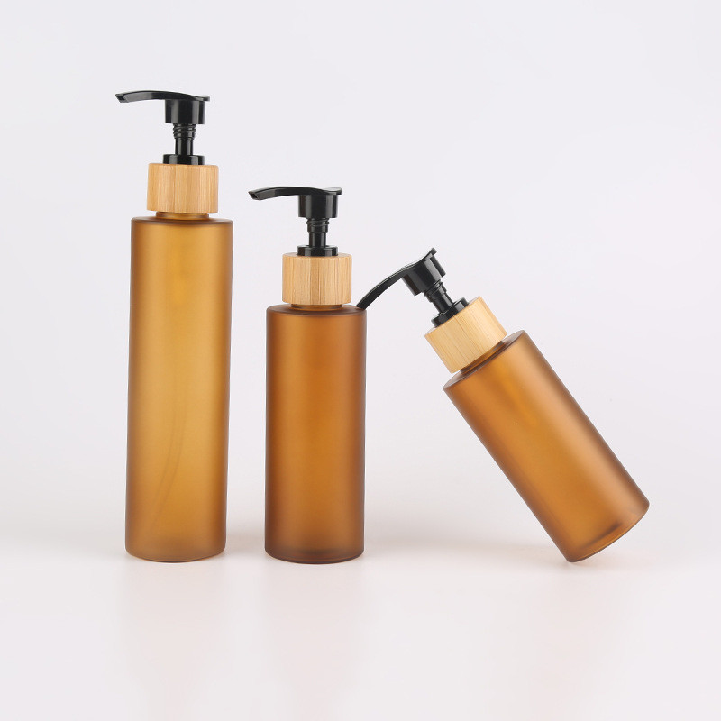 янтарные замороженные бутылки любимца 130ml пластиковые с брызгами лосьона