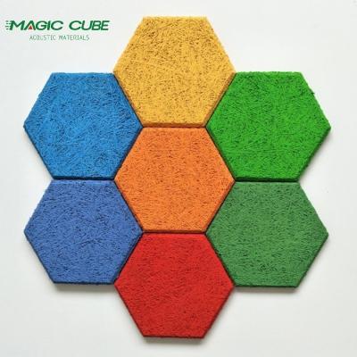 15 mm/ 20 mm/ 25 mm/ 35 mm Painéis acústicos de lã de madeira e cimento para absorção de som