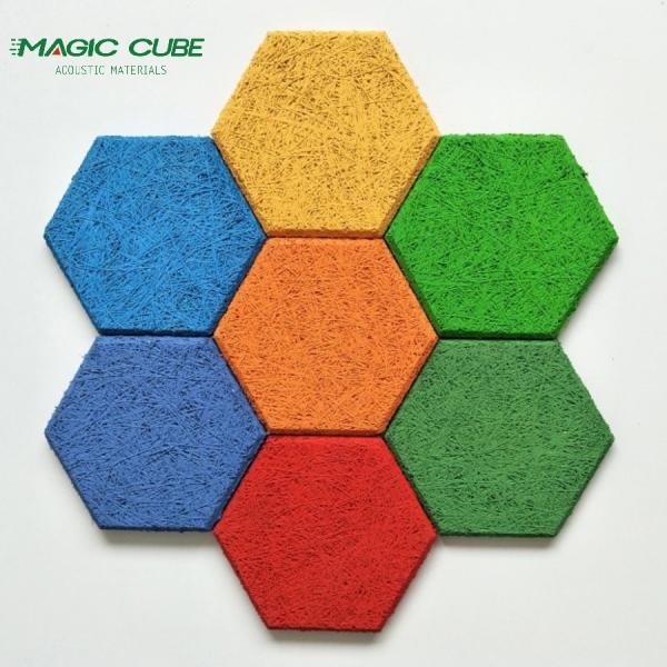 15 mm/ 20 mm/ 25 mm/ 35 mm Painéis acústicos de lã de madeira e cimento para absorção de som