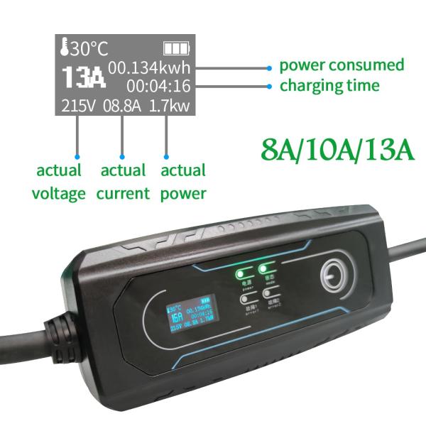 ANS 6A-16A Type 2 EV Charger EV Charging Cables UK Customize Charging