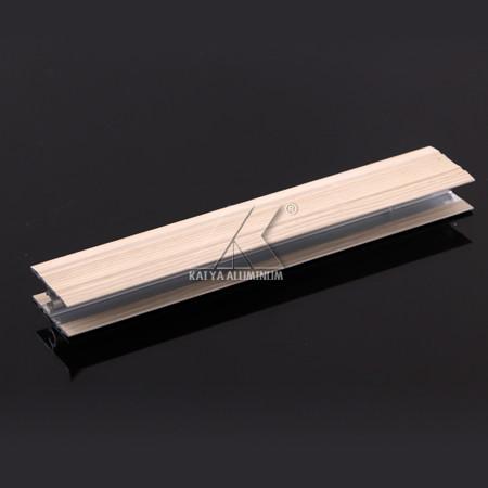 Bright Wood Grain 6063 For Flexibly Cabinet/ Kitchen Aluminum Extrusted Profile