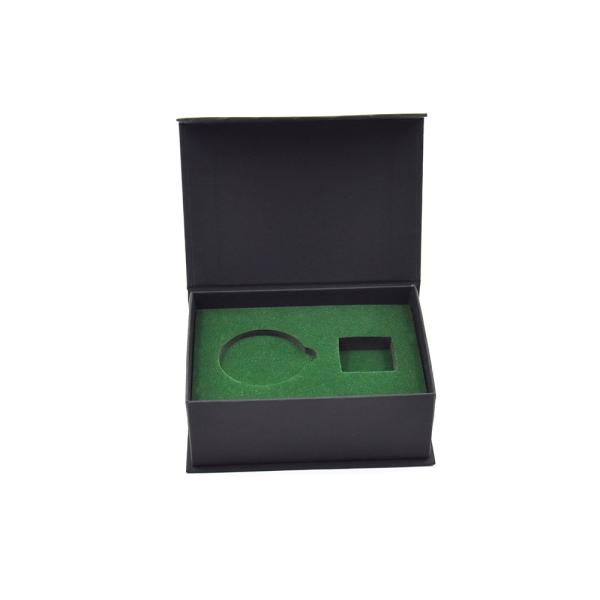 Boîte cadeau de luxe en carton rigide en forme de livre avec impression couleur du logo personnalisé et fermeture magnétique